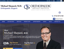 Tablet Screenshot of michaelshepardmd.com